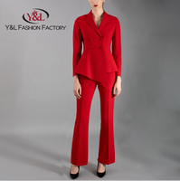 Usine de vêtements formels pour femmes certifiée BSCI, de haute qualité, OEM ODM, costume et blazer en laine mélangée pour femmes, style de bureau