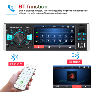 4051 4.1 inch 1din xe Stereo đài phát thanh xe phương tiện truyền thông MP5 Máy nghe nhạc với màn hình - Product Image 2