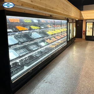 Réfrigérateur commercial à ouverture frontale pour fruits et légumes, vitrine réfrigérée, congélateur de supermarché - Product Image 6