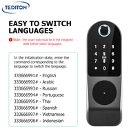 Serrure de porte étanche à jante numérique Tuya IP65 TTlock empreinte digitale mot de passe carte Rfid serrure de porte intelligente extérieure sans clé