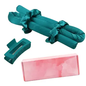 Wholesale Heatless Hair Curler No Heat Silk Hair Curler Sleeping Hair Roller Velour Curling Rod