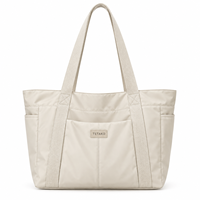 Sac fourre-tout en nylon léger personnalisé pour femmes, travail, voyage, shopping, grande capacité, sac à main à bandoulière, multi-poches