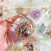 Flocons de neige, points et étoiles en polyester pailleté pour la décoration artisanale de Noël, vente en gros, fournitures de fête pailletées pour les fêtes