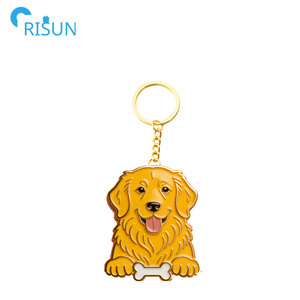 Porte-clés personnalisés en forme de chien (Teddy, Sausage Dog, Shiba Inu, Teckel, Husky, Chien Fantôme, <span class=keywords><strong>Chiot</strong></span>) avec logo sur mesure, en forme de crème, pour usine - Product Image 5
