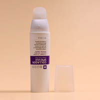 Tube cosmétique en plastique avec embout en silicone pour produits de beauté et soins personnels, emballage de tube cosmétique