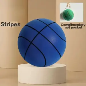 Balón de Baloncesto Silencioso de PU QF de 18/21/24 cm, Balón Infantil Pequeño de 0.3 kg, Juguetes para Niños Pequeños, Entrenamiento para Bebés, Interior - Product Image 3
