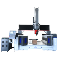 Routeur CNC 5 axes pour le bois, rotatif 2030, 220V, commande Syntec, DSP/RichAuto, moteur YASKAWA, broche simple, machine de sculpture sur bois