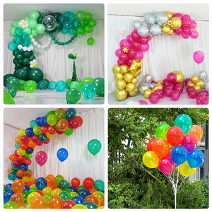 Globos de Látex con Gemas y Joyas al por Mayor |   Globos Translúcidos de 12 Colores Vibrantes Directo de Fábrica para Importadores y Distribuidores de Eventos - Product Image 5