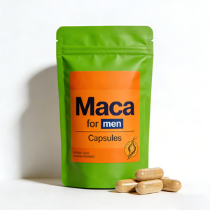 남성용 유기농 마카 캡슐 천연 뿌리 추출물 맞춤 블렌드 자체 브랜드 OEM ODM 서비스 HACCP ISO GMP NSF 인증 - Product Image 2