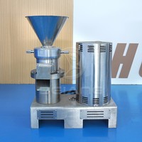 Hoge kwaliteit kleine automatische amandel maalmachine voor notenverwerking pindakaas maalmachine roestvrij staal