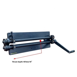 Machine à friser la tôle RM18, kit de frisage manuel pour tôles, machine à cintrer rotative manuelle - Product Image 3