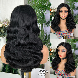 100% Virgin Human Hair High Density 12A Loose body <b>wig</b> Brazilian Super Double Drawn Glueless <b>Wig</b> - Product Image 2