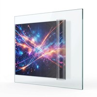 Pantalla LED Invisible de Alta Transparencia P10, Enrollable, para Fachadas de Vidrio, Publicidad en Ventanas de Centros Comerciales