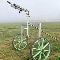 Aspersor de Largo Alcance Titans 360 con Transmisión de Engranajes para Uso Agrícola, Pistola de Riego de 120 m para Riego de Campos de Cultivo y Jardines