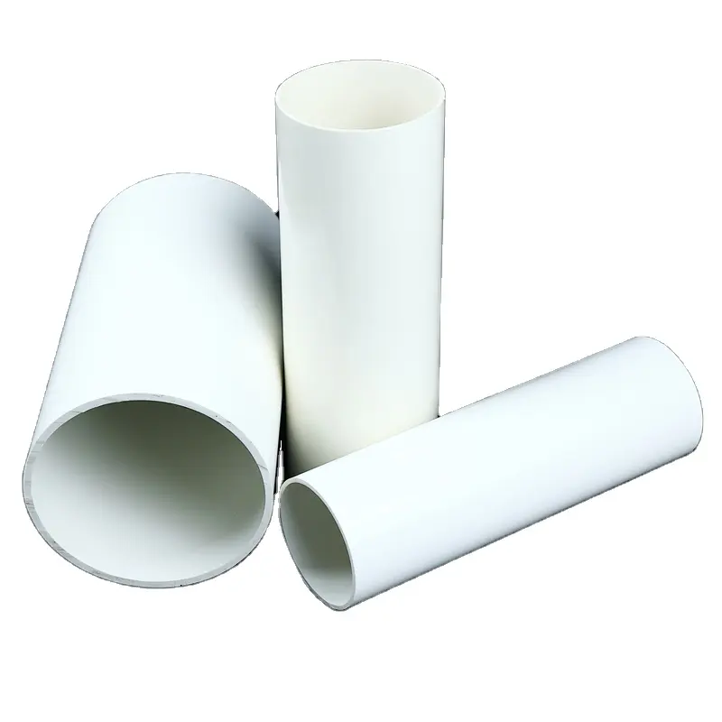PVC white plastic tube china supplier 16 inch large diameter 2021 PVC pipe for water supply and drainage pipe high quality