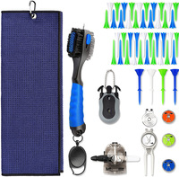 Kit d'accessoires de Golf personnalisés, usine OEM, Kit avec serviette en microfibre, outils de trempage, marqueurs de billes et t-shirts en plastique, 1000 pièces