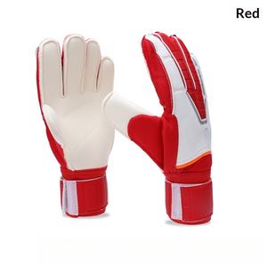 Anti-slijtage keepershandschoenen voetbal met vingerbeschermers verdikte latex antislip ademend voor groothandel - Product Image 2