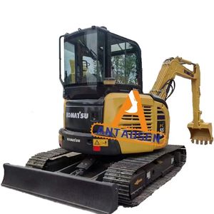Vente en gros Mini-pelle Komatsu PC55MR d'occasion avec moteur EPA à vendre Excavatrice Komatsu 5,5 tonnes d'occasion avec moteur Yanmar - Product Image 1