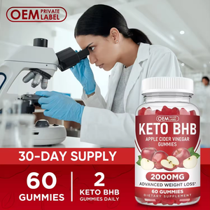OEM nhãn hiệu riêng số lượng lớn Hữu Cơ tinh khiết mỏng keto ACV gummies bổ sung hữu cơ vitamin keto Apple Cider Vinegar Gummies - Product Image 6