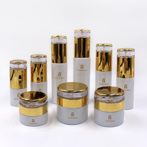 Prix d'usine – Ensemble d'emballages cosmétiques de luxe en verre pour lotion et sérum, flacons pompe sans air de 20 ml, 30 ml, 50 ml, 100 g - Product Image 1
