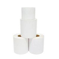 Étiquettes d'expédition autocollantes thermiques directes imperméables sur mesure 4 x 6, rouleau, MOQ 1, pour consommateur, épicerie, alimentation
