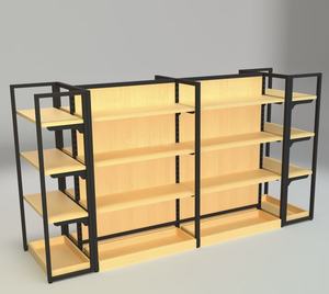 Étagère de supermarché double face moderne en métal robuste 2021, présentoir de jouets pour épicerie rapide - Product Image 1