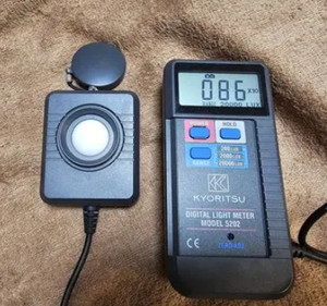 KYORITSU LIGHT METER MODEL 5202 Luxmètre numérique avec capteur de réception de lumière séparé et mesureur Garantie 1 an - Product Image 6