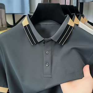 <span class=keywords><strong>Polo</strong></span> Homme Haute Qualité Été à Manches Courtes, Col Revers, Coupe Ample, Brodé de Marque - Product Image 5