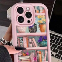 Coque de téléphone portable antichoc en TPU avec motif floral et design échelle pour iPhone XR XS 11 12 13 14 15 16 17 18 Pro Max
