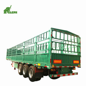 Nouvelle remorque de semi-<span class=keywords><strong>camion</strong></span> de clôture utilisée pour le transport de bétail remorque de <span class=keywords><strong>camion</strong></span> remorque de transporteur de bétail à vendre - Product Image 5