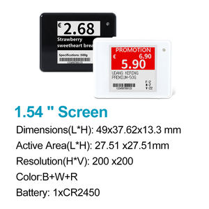 Encre électronique taille personnalisée 1.54 e-ink spi 2.13/2.66/2.9/4.2/7.5 pouces étiquettes de prix numériques Epaper ESL étiquette d'étagère électronique affichage d'encre électronique - Product Image 4