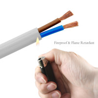 Kico Approved RVVB 2x4mm ² doppelt isoliertes PVC-ummanteltes flaches elektrisches Kabel 2-adriges Kupferlitzen-flexibles Kabel für
