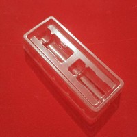 HS 3 mL Ensemble de seringues en plastique à 2 flacons, plateau en plastique, emballage sous blister en bouteille, boîte d'emballage, doublure intérieure de blister Modèle 004 Guangdong