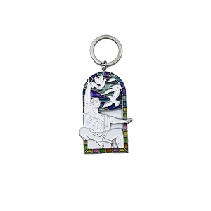 Metallic Zinc Alloy Hollowed-out Cut-out Carved Soft Hard Enamel Keychains Keyring <b>Custom</b> <b>Keychain</b> - Product Image 2