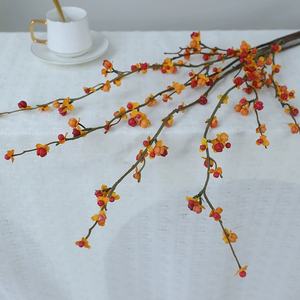 Fiori artificiali prosperità frutti piccoli cachi decorazioni fiori artificiali arredamento per la casa cinese - Product Image 2