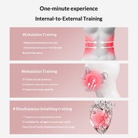Haltère numérique portable pour l'entraînement respiratoire et la capacité pulmonaire, équipement de fitness pour l'entraînement du tronc