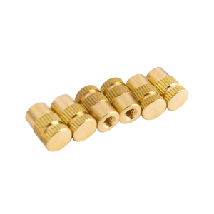 Tiêm chamfered rãnh mù dọc có khía nữ chủ đề đồng Stud nóng chảy Brass chèn Nut cho nhựa nhà ở - Product Image 5