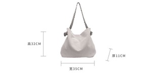 Sac à bandoulière pour <span class=keywords><strong>femme</strong></span> en velours côtelé, grand espace, simple et tendance, idéal pour le shopping, collection Sunday Best 2026, durable et fiable - Product Image 6