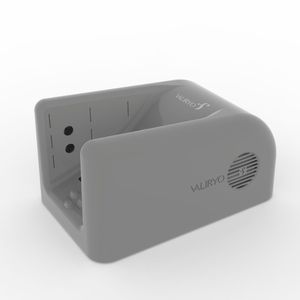 Asciugapiedi Domestico Argento Metallizzato IP53 con Filtro HEPA e Flusso d'Aria Igienico, Senza Necessità di Piegarsi, per Bagni Moderni di Lusso - Product Image 3