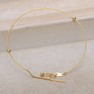 Pulsera de Plata S925 Ajustable con Cadena de Corazón para Mujer, Accesorio DIY para Clavícula, Anillo de Mano, Cadenas Finas, Collar 4975 - Product Image 2