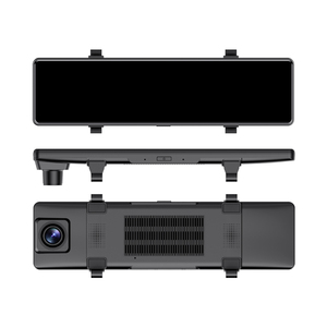 YQ-38 Dễ Dàng Cài Đặt 11.26 ''Gương Dash Máy Ảnh Phía Trước Và Bên Trong Cabin Bảng Điều Khiển Máy Ảnh Màn Hình Cảm Ứng 1080P Dash Máy Ảnh Với Wifi - Product Image 1