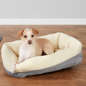 Winter-Selbstwärmendes Verdicktes Haustierbett, Rechteckiges Fleece-Katzen- und Hundebett mit Bequemer Schlafmatte, Welpenmatte mit Uni-Muster - Product Image 4