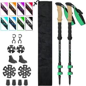 Goodwin Carbon Fiber Wandelstokken Telescopisch Zelfverdediging Wandelstokken Trekkingstokken - Product Image 1
