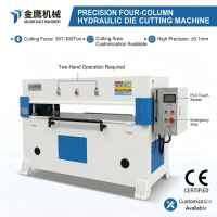 Presse hydraulique à quatre colonnes 35-300 tonnes, machine de découpe personnalisable, machine à découper le cuir, le mousse et les joints (Troqueladora)