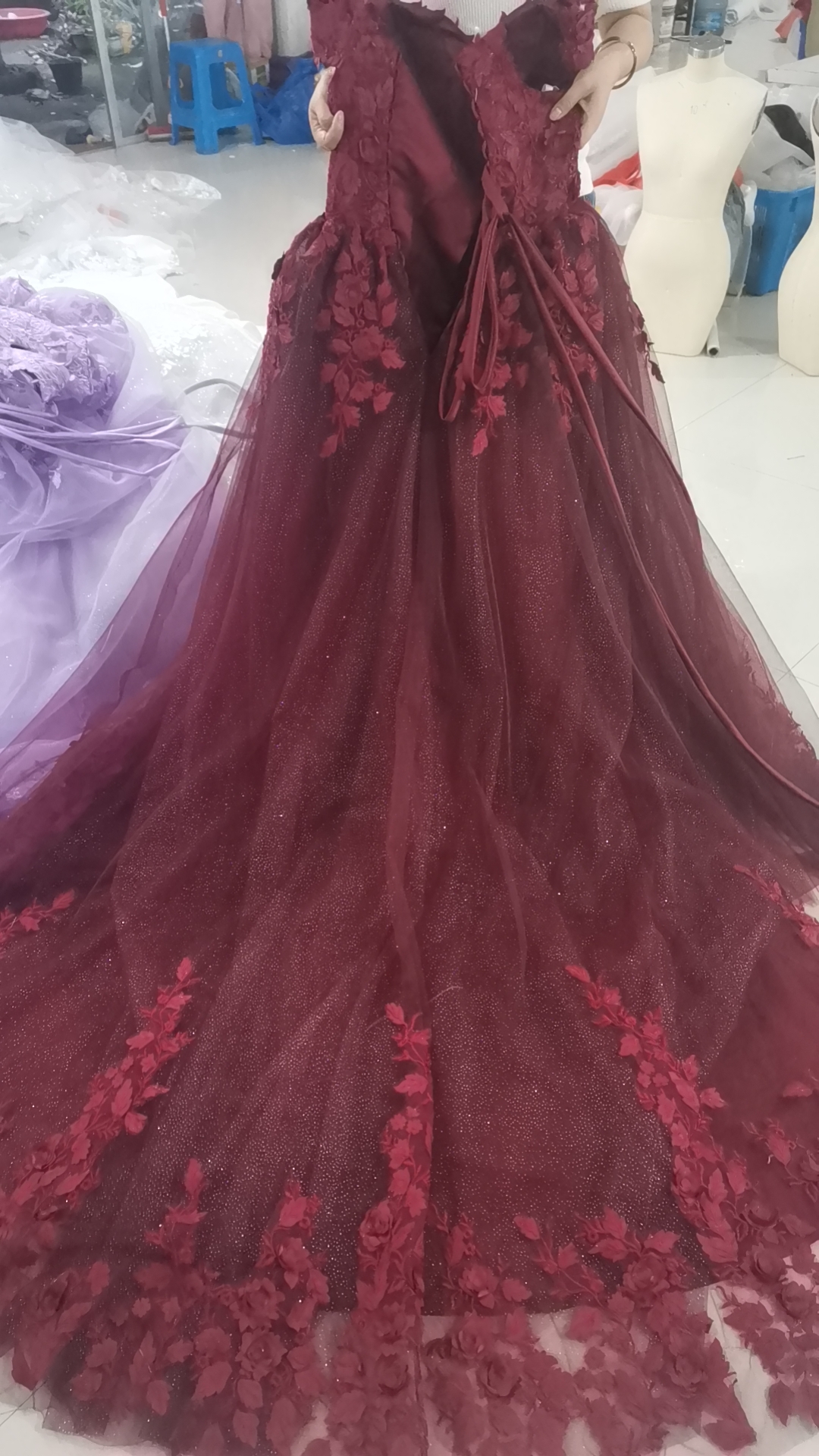 red purple wedding dress Red Wedding Dresses and Bridal Gowns