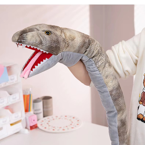 Simulación personalizada por lotes de serpientes de animales terrestres anfibios de 50 centímetros-Marionetas de mano de felpa como regalos creativos - Product Image 1