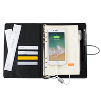 Agenda pratique powerbank multifonctionnel planificateur quotidien cahier non daté sans fil chargeur de banque d'alimentation cahier