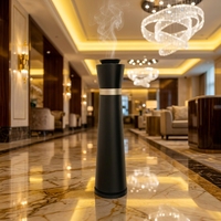 Diffuseur d'arômes électrique en métal créatif avec ventilateur puissant, diffuseur d'huiles parfumées, contrôle par application, machine à parfum d'ambiance pour hôtel OEM