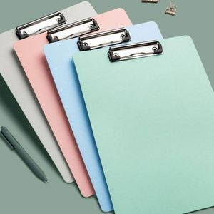 Vente en gros de porte-documents A4 personnalisés avec logo, en plastique PP épaissi, avec clip métallique discret pour le bureau et l'école - Product Image 3