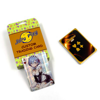 Carte de jeu TCG personnalisée Papier d'art brillant avec logo personnalisé Jouer Anime Design Cartes à collectionner en papier imprimées en usine